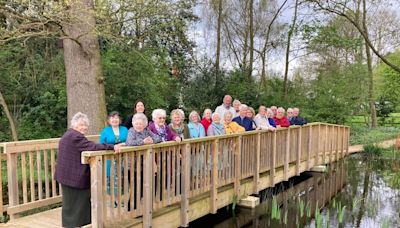 Generous donation helps open up woodland for hospice patients