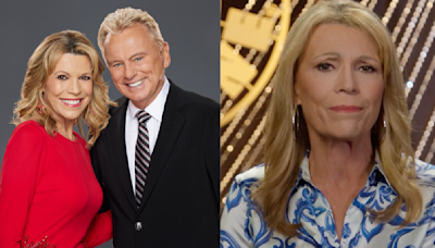 Watch "Wheel of Fortune" Star Vanna White Say Goodbye to Pat Sajak