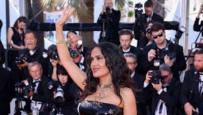 Salma Hayek Is a Sequined Fantasy in Cannes