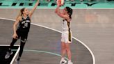 Caitlin Clark leaves Fever-Sun game in 1st half with apparent left leg injury