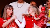 Taylor Swift and Brittany Mahomes show off special handshake at Kansas City Chiefs game