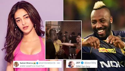 Andre Russell Grooves To Lutt Putt Gaya With Ananya Panday In KKR After-Party; Internet Calls Him 'SRK Fanboy'