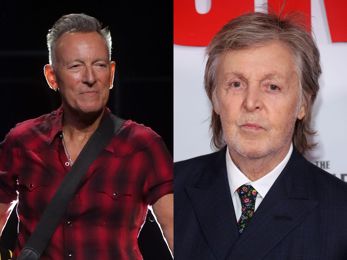 Paul McCartney roasted Bruce Springsteen telling him Taylor Swift is more deserving of his lifetime achievement award