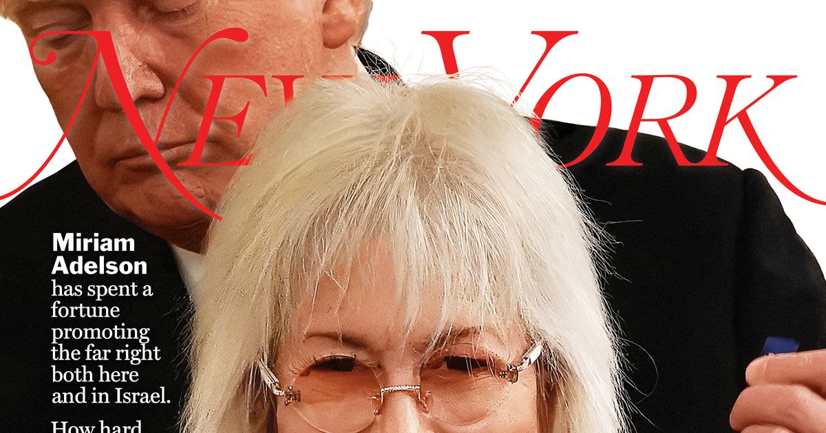 On the Cover of New York: Miriam Adelson’s Unfinished Business