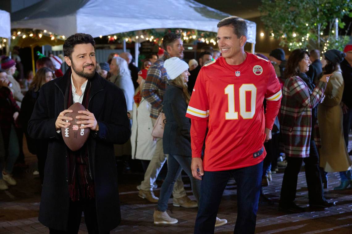 First look: Here’s debut date for Hallmark’s Chiefs Christmas movie filmed in KC