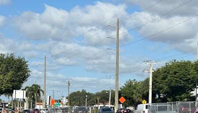 Woolbright Road is a mess of construction in both directions near I-95. What's going on?