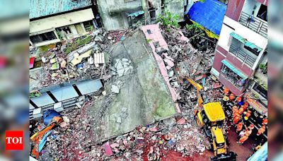 Navi Mumbai building collapse: 55 residents of Belapur building escaped before crash; victims were roommates | Navi Mumbai News - Times of India