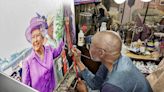His mom told him to get a real job. Now Steve Skipper paints royalty.
