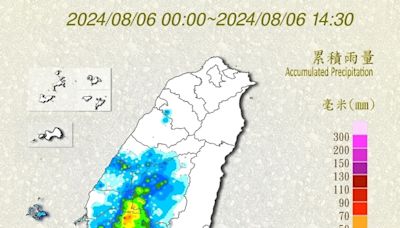 大雷雨狂轟！「2縣市」一級淹水警戒 高雄累積雨量已破百