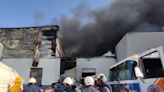 VIDEO: Incendio consume el parque industrial PyME en Querétaro; no hay heridos