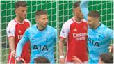 Ben White has gone viral for his actions moments before Arsenal's opening goal v Spurs