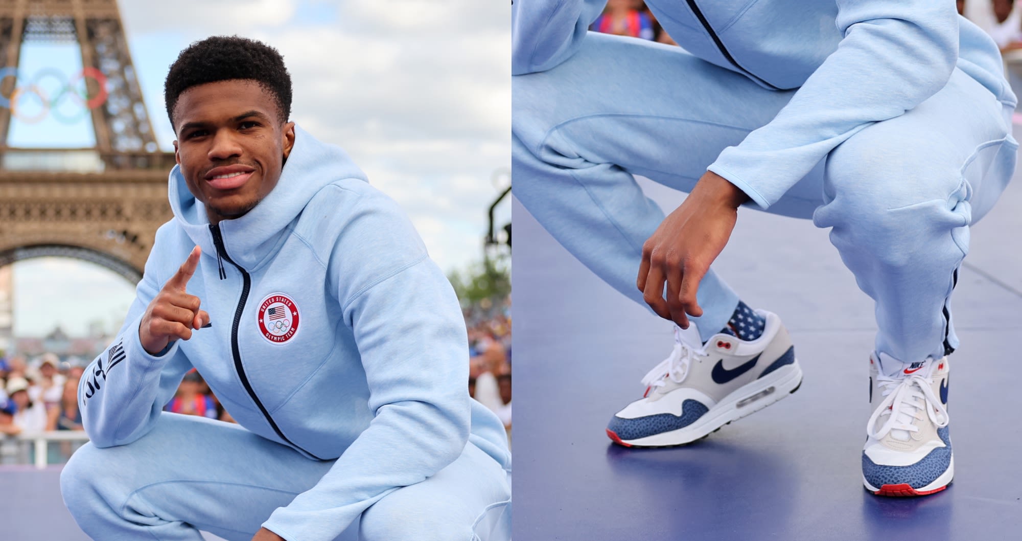 Team USA Boxer Omari Jones Reaches New Heights in Nike Olympic Air Max Sneakers