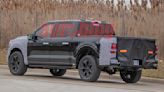 2024 Ford F-150 spied with new taillights, covered tailgate