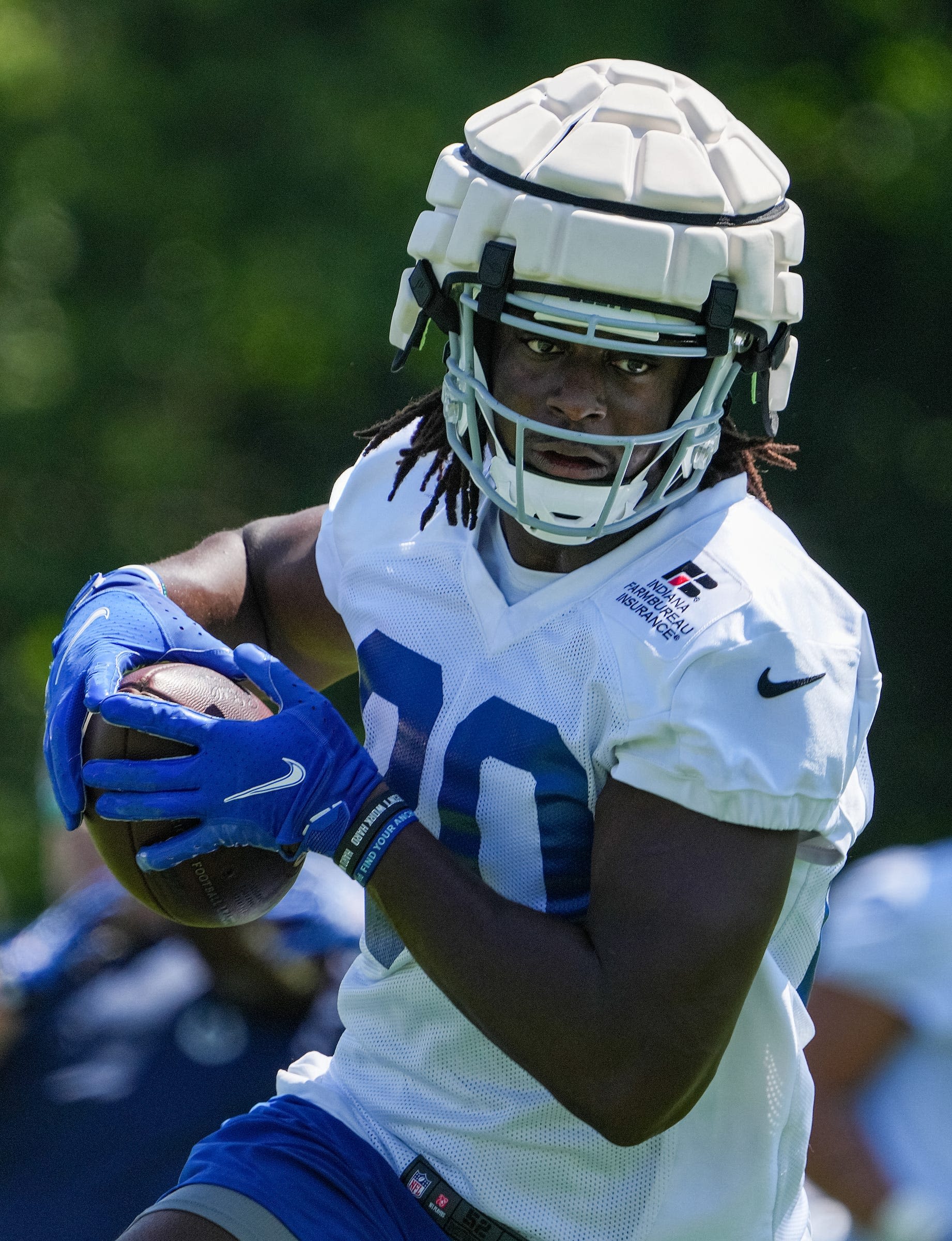 Colts 'excited' to get extended look at TE Jelani Woods and see what roles he can fill