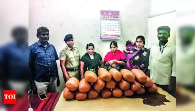 Two Women Arrested for Smuggling 20 kg Ganja from Odisha to Central Chennai | Chennai News - Times of India
