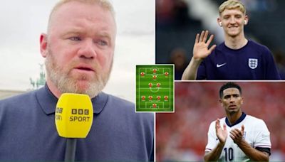 Wayne Rooney has named the England XI he wants to see start against Slovenia