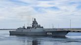 Buques de la Armada rusa en el puerto de La Guaira