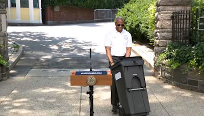 'Trash revolution': New York City mayor introduces wheelie bins | ITV News