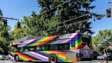 TriMet rolls out the rainbow with new bus wrap celebrating Pride Month