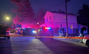 1 dead, 2 hurt in Versailles stabbing; officer, police K-9 injured during suspect’s arrest