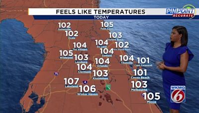 Intense heat in Central Florida continues into weekend. Here’s when rain returns