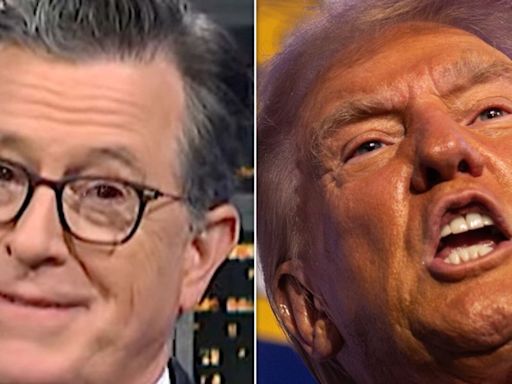 Stephen Colbert Responds To Report Trump Wants Him Punished If He Wins Election