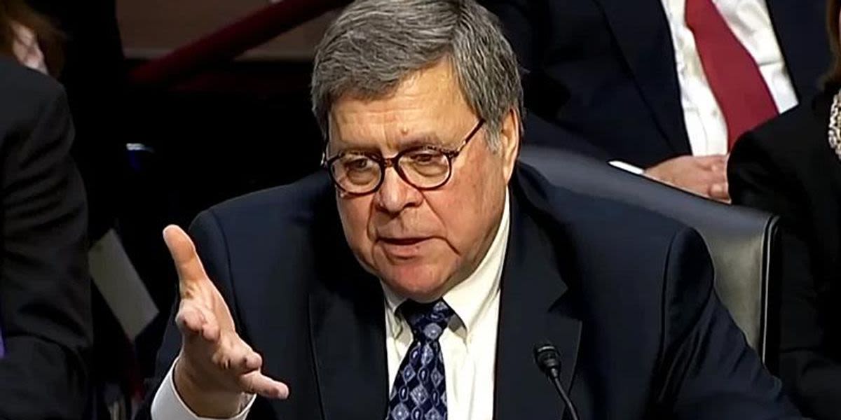 It's time for Bill Barr to be brought to justice