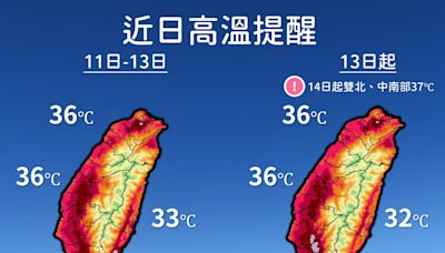 大台北今仍慎防午後雷陣雨 颱風何時發展下周是關鍵