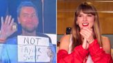 Lance Bass Holds Up ‘Not Taylor Swift’ Sign on SoFi Stadium Jumbotron: 'In Case Anyone Was Confused!'