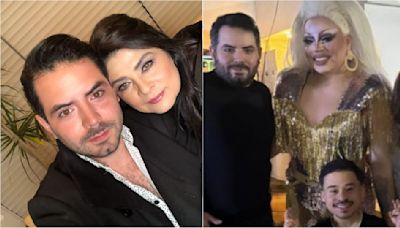 José Eduardo Derbez hace fiesta de cumpleaños con show de drag queen, ¿y Victoria Ruffo?