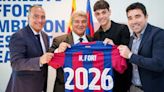 Las declaraciones de Héctor Fort tras firmar la renovación con el Barça