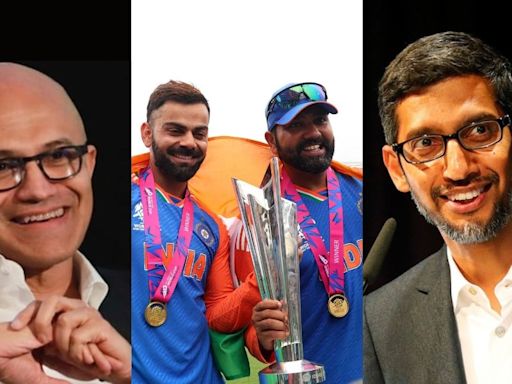 How Google CEO Sundar Pichai, Microsoft chief Satya Nadella, other tech CEOs reacted to India winning T20 Cricket World Cup 2024