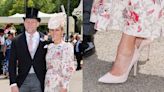 Zara Tindall Flatters Her Feet in Light Pink Suede Pumps at Royal Ascot 2024 with Husband Mike Tindall