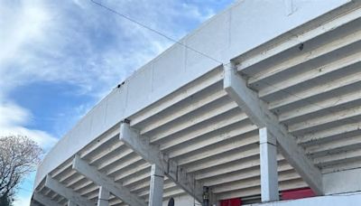 Interrumpidas las obras en el estadio Sergio León Chávez