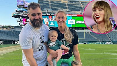 Jason Kelce Jokes About Meeting Taylor Swift’s Cats After Telling His Kids the Animals Are Poisonous