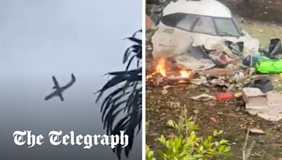 Plane carrying 62 people crashes in Brazil