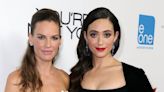 Emmy Rossum defends Hilary Swank from online trolls criticising her pregnancy