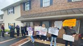 Activists protest at hearing for Amish dog breeder accused of drowning puppies in manure