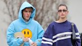 Hailey and Justin Bieber Hit the Gym in Casual Blue Looks