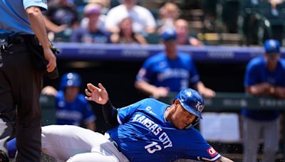 Rockies offense, bullpen falters in rout by Royals