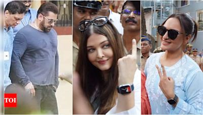 Bollywood stars shine in 5th phase, but don't inspire Mumbai voters to brave the heat | Hindi Movie News - Times of India