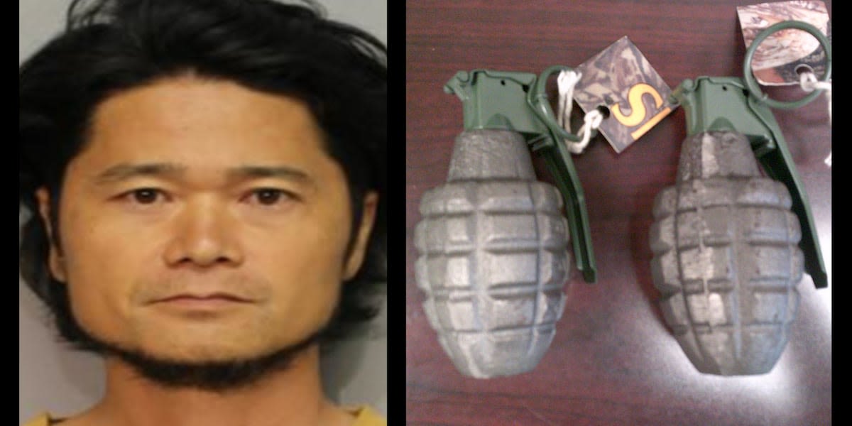 TSA agents find grenades in man’s carry-on luggage; airport evacuated for bomb squad