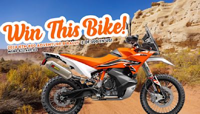 Kurt Caselli Foundation's 2024 KTM 890 Adventure R Rally Giveaway