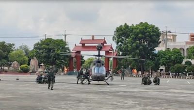 陸航603旅開闢野戰機場實施油彈整補演練！緊急起降震撼畫面曝光