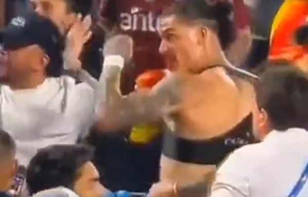 Watch: Liverpool’s Darwin Nunez fights with Colombia fans after Uruguay players’ families attacked