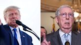 Trump says the GOP is 'furious' with Mitch McConnell: 'We have to put up with him for a period of time, but eventually he'll be gone'