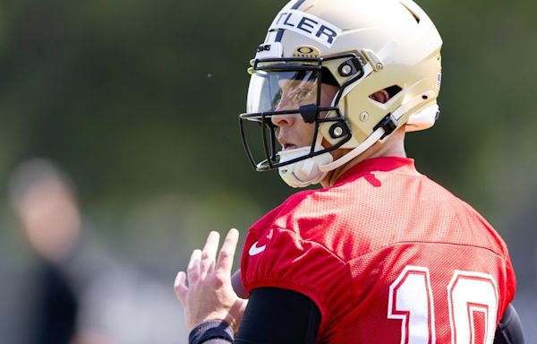 Saints rookie QB Spencer Rattler gets a great endorsement from one of his WRs
