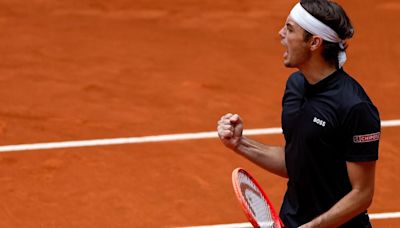 Taylor Fritz irrumpe en cuartos de Madrid por primera vez