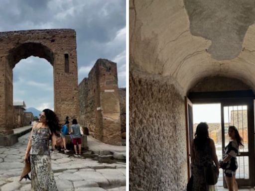 Raveena Tandon Explores Ancient City Of Pompeii With Daughter Rasha; Photos - News18