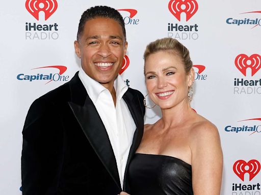 Amy Robach Says She and T.J. Holmes Are 'on the Fence' About Marriage Even Though She Wears a 'Promise' Ring Around Her Neck